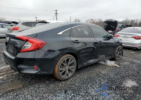 2019 Honda Civic Sport from USA, damaged, VIN 2HGFC2F8XKH509099